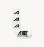 נשים Autry גרבי לוגו איקוניות לבניםVJ4H150 - Image 2