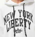 נשים Autry סווטשירט קפוצ'ון לבן liberty photoVJ4H296 - Image 4