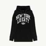 נשים Autry סווטשירט קפוצ'ון liberty photo שחורVJ4H302